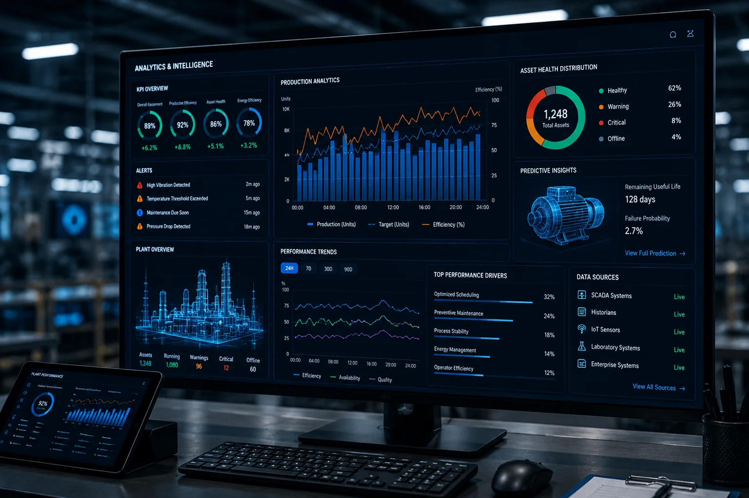 Analytics & Intelligence dashboards