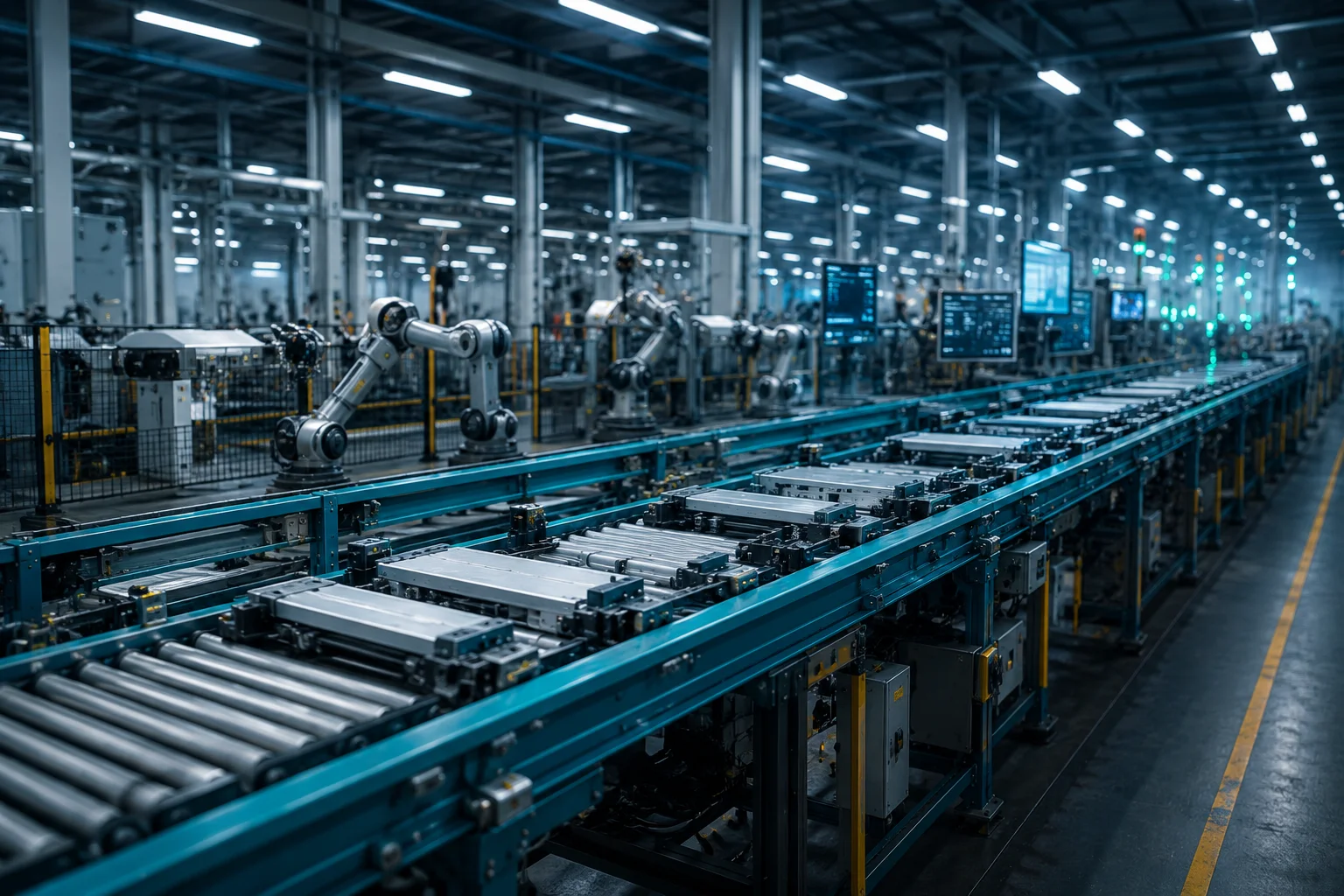 Operational Efficiency — automated conveyor