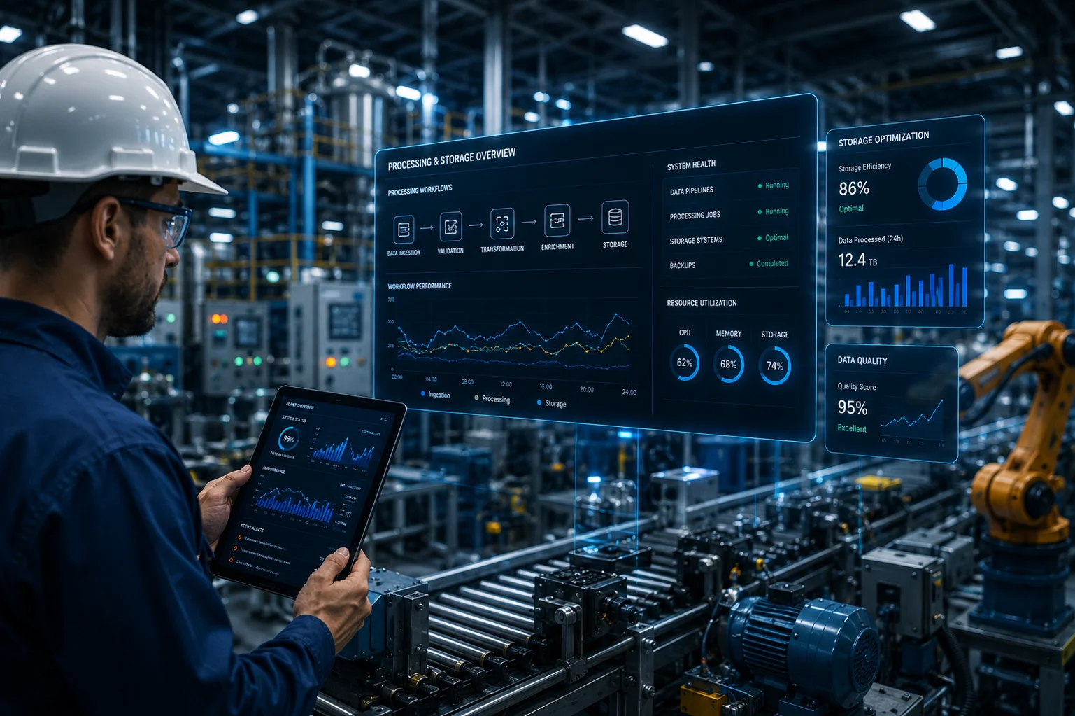 Processing & Storage — industrial data